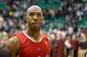 Dec 3, 2012; Salt Lake City, UT, USA; Los Angeles Clippers point guard Chauncey Billups (1) leaves the court at the end of a game against the Utah Jazz at EnergySolutions Arena. The Clippers won 105-104. Mandatory Credit: Russ Isabella-USA TODAY Sports