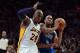LOS ANGELES, CA - DECEMBER 02: Arron Afflalo #4 of the Orlando Magic is fouled by Kobe Bryant #24 of the Los Angeles Lakers as he drives to the basket during a 113-103 Magic win at Staples Center on December 2, 2012 in Los Angeles, California. NOTE TO USER: User expressly acknowledges and agrees that, by downloading and or using this photograph, User is consenting to the terms and conditions of the Getty Images License Agreement. (Photo by Harry How/Getty Images)