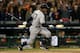 DETROIT, MI - OCTOBER 18: Alex Rodriguez #13 of the New York Yankees grounds out in the top of the 9th inning against the Detroit Tigers during game four of the American League Championship Series at Comerica Park on October 18, 2012 in Detroit, Michigan. (Photo by Jonathan Daniel/Getty Images)