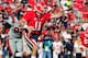 ATHENS, GA - NOVEMBER 3: Aaron Murray #11 of the Georgia Bulldogs passes against the Ole Miss Rebels at Sanford Stadium on November 3, 2012 in Athens, Georgia. (Photo by Scott Cunningham/Getty Images)
