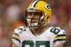 HOUSTON, TX - OCTOBER 14: Jordy Nelson #87 of the Green Bay Packers looks on during the third quarter against the Houston Texans at Reliant Stadium on October 14, 2012 in Houston, Texas. (Photo by Scott Halleran/Getty Images)