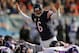 CHICAGO, IL - NOVEMBER 25: Jay Cutler #6 of the Chicago Bears raises his arms to quiet the crowd as the Bears go for a touchdown against the Minnesota Vikings at Soldier Field on November 25, 2012 in Chicago, Illinois. The Bears defeated the Vikings 28-10. (Photo by Jonathan Daniel/Getty Images)