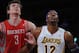 November 18, 2012; Los Angeles, CA, USA; Los Angeles Lakers center Dwight Howard (12) and Houston Rockets center Omer Asik (3) look for a rebound in the second half of the game at the Staples Center. Lakers won 119-108. Mandatory Credit: Jayne Kamin-Oncea-USA TODAY Sports