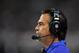 December 2, 2012; St. Louis, MO, USA; St. Louis Rams head coach Jeff Fisher looks on as his team plays the San Francisco 49ers during the second half at the Edward Jones Dome. St. Louis defeated San Francisco 16-13 in overtime. Mandatory Credit: Jeff Curry-USA TODAY Sports