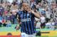 UDINE, ITALY - APRIL 25: Wesley Sneijder of Internazionale Milano celebrates after scoring his second goal during the Serie A match between Udinese Calcio and FC Internazionale Milano at Stadio Friuli on April 25, 2012 in Udine, Italy. (Photo by Dino Panato/Getty Images)