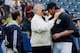 The days of George Steinbrenner and the New York Yankees throwing large stacks of cash at free agents such as Jason Giambi are over. Photo by Linda Cataffo/NY Daily News Archive via Getty Images
