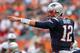 MIAMI GARDENS, FL - DECEMBER 02: Tom Brady #12 of the New England Patriots calls a play during a game against the Miami Dolphins at Sun Life Stadium on December 2, 2012 in Miami Gardens, Florida. (Photo by Mike Ehrmann/Getty Images)