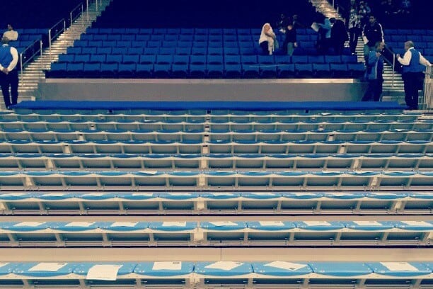 PHOTO: UCLA Student Basketball Fans Pull No-Show at Pauley