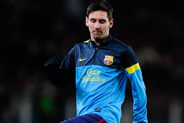 Line Ups: Messi Benched vs Benfica