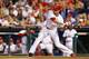 PHILADELPHIA, PA - SEPTEMBER 07: Nate Schierholtz #22 of the Philadelphia Phillies hits an RBI single to win the game against the Colorado Rockies at Citizens Bank Park on September 7, 2012 in Philadelphia, Pennsylvania. The Phillies won 3-2. (Photo by Brian Garfinkel/Getty Images)