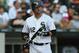 CHICAGO, IL - SEPTEMBER 25: A.J. Pierzynski #12 of the Chicago White Sox prepares to bat against the Cleveland Indians at U.S. Cellular Field on September 25, 2012 in Chicago, Illinois. The Indians defeated the White Sox 4-3. (Photo by Jonathan Daniel/Getty Images)