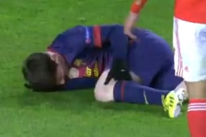 Lionel Messi Suffers Knee Injury in Meaningless Match