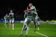 GLASGOW, SCOTLAND - DECEMBER 05: Celtic striker Gary Hooper celebrates after scoring the first goal with Scott Brown (r) during the UEFA Champions League Group G match between Celtic FC and FC Spartak Moscow at Celtic Park on December 5, 2012 in Glasgow, Scotland. (Photo by Stu Forster/Getty Images)