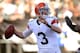 OAKLAND, CA - DECEMBER 02: Brandon Weeden #3 of the Cleveland Browns drops back to pass against the Oakland Raiders during the third quarter at Oakland-Alameda County Coliseum on December 2, 2012 in Oakland, California. (Photo by Thearon W. Henderson/Getty Images)