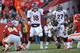 KANSAS CITY, MO - NOVEMBER 25: Quarterback Peyton Manning #18 of the Denver Broncos calls out a play against the Kansas City Chiefs during the second half on November 25, 2012 at Arrowhead Stadium in Kansas City, Missouri. Denver defeated Kansas City 17-9. (Photo by Peter Aiken/Getty Images)
