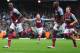 LONDON, ENGLAND - DECEMBER 01: Mohamed Diame of West Ham United celebrates his goal during the Barclays Premier League match between West Ham United and Chelsea at the Boleyn Ground on December 1, 2012 in London, England. (Photo by Jamie McDonald/Getty Images)