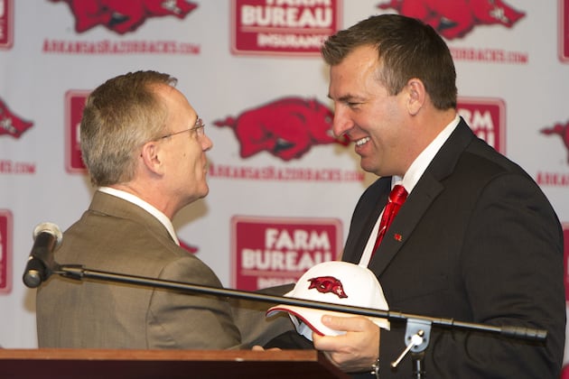 Q and A with New Arkansas Coach Bret Bielema