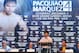 Sept 19, 2012; New York, NY, USA; Manny Pacquaio speaks during the press conference announcing his fourth fight against Juan Manuel Marquez at The Edison Ballroom. Mandatory Credit: Ed Mulholland-USA TODAY Sports