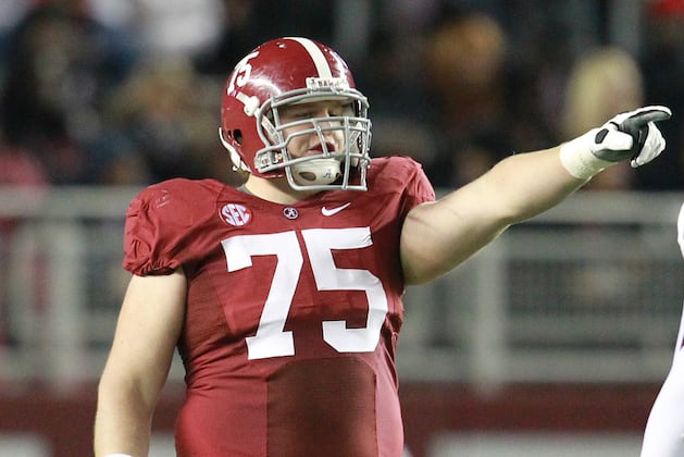 Alabama's Barrett Jones Again Is the SEC's Scholar-Athlete of the Year