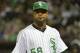 CHICAGO, IL - SEPTEMBER 7: Starting pitcher Francisco Liriano #58 of the Chicago White Sox walks off the field after the second inning against the Kansas City Royals at U.S. Cellular Field on September 7, 2012 in Chicago, Illinois. (Photo by Brian Kersey/Getty Images)