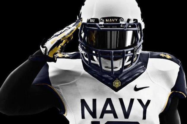 Check out Navy's Sweet Uniforms for Saturday's Game Against Army