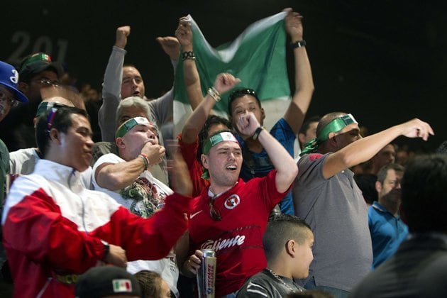 Juan Manuel Marquez Fans Make Themselves Heard at Weigh-in