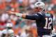 MIAMI GARDENS, FL - DECEMBER 02: Tom Brady #12 of the New England Patriots calls a play during a game against the Miami Dolphins at Sun Life Stadium on December 2, 2012 in Miami Gardens, Florida. (Photo by Mike Ehrmann/Getty Images)