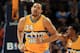DENVER, CO - NOVEMBER 15: JaVale McGee #34 of the Denver Nuggets heads down court against the Miami Heat at the Pepsi Center on November 15, 2012 in Denver, Colorado. The Heat defeated the Nuggets 98-93. NOTE TO USER: User expressly acknowledges and agrees that, by downloading and or using this photograph, User is consenting to the terms and conditions of the Getty Images License Agreement. (Photo by Doug Pensinger/Getty Images)