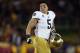 LOS ANGELES, CA - NOVEMBER 24: Linebacker Manti Te'o #5 of the Notre Dame Fighting Irish looks on against the USC Trojans at Los Angeles Memorial Coliseum on November 24, 2012 in Los Angeles, California. (Photo by Jeff Gross/Getty Images)