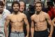 LAS VEGAS, NV - DECEMBER 07: Boxers Manny Pacquiao (L) and Juan Manuel Marquez pose during the official weigh-in for their welterweight bout at the MGM Grand Garden Arena on December 7, 2012 in Las Vegas, Nevada. Pacquiao and Marquez will fight each other for the fourth time on Dec. 8 in Las Vegas. (Photo by Jeff Bottari/Getty Images)