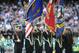 DUBLIN, IRELAND - SEPTEMBER 01: Members of the Navy honor guard pstand on the field prior to the Notre Dame vs Navy game at Aviva Stadium on September 1, 2012 in Dublin, Ireland. (Photo by Barry Cronin/Getty Images)