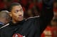 CHICAGO, IL - MAY 01: Derrick Rose #1 of the Chicago Bulls, injured in game one against the Philadelphia 76ers, waves to the crowd before Game Two of the Eastern Conference Quarterfinals during the 2012 NBA Playoffs at the United Center on May 1, 2012 in Chicago, Illinois. NOTE TO USER: User expressly acknowledges and agrees that, by downloading and or using this photograph, User is consenting to the terms and conditions of the Getty Images License Agreement. (Photo by Jonathan Daniel/Getty Images)
