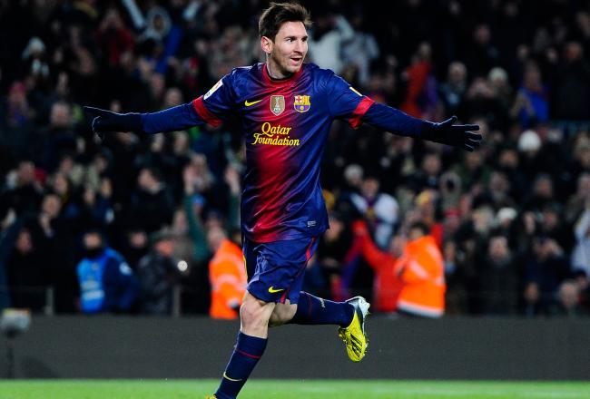 Lionel Messi scored a brace in Barcelona's 2-1 victory at Real Betis, meaning he smashes Gerd Muller's record of goals scored in a season.