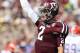 COLLEGE STATION, TX - SEPTEMBER 08: Johnny Manziel #2 of the Texas A&M Aggies at Kyle Field on September 8, 2012 in College Station, Texas. (Photo by Ronald Martinez/Getty Images)