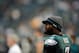 PHILADELPHIA, PA - JANUARY 01: Michael Vick #7 of the Philadelphia Eagles looks on from the sideline during a game against the Washington Redskins at Lincoln Financial Field on January 1, 2012 in Philadelphia, Pennsylvania. (Photo by Patrick McDermott/Getty Images)
