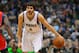 Feb 19, 2012; Minneapolis, MN, USA; Minnesota Timberwolves guard Ricky Rubio (9) against the Philadelphia 76ers at the Target Center. The Timberwolves defeated the 76ers 92-91. Mandatory Credit: Brace Hemmelgarn-USA TODAY Sports
