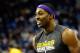 NEW ORLEANS, LA - DECEMBER 05: Dwight Howard #12 of the Los Angeles Lakers warms up prior to a game against the New Orleans Hornets at New Orleans Arena on December 5, 2012 in New Orleans, Louisiana. NOTE TO USER: User expressly acknowledges and agrees that, by downloading and or using this photograph, User is consenting to the terms and conditions of the Getty Images License Agreement. (Photo by Stacy Revere/Getty Images)