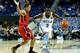 UCLA's top scorer, freshman Jordan Adams, led the Bruins to a last-minute victory over Texas.
