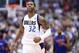 Dec 01, 2012; Dallas, Tx, USA; Dallas Mavericks shooting guard O.J. Mayo (32) reacts after scoring during the game against the Detroit Pistons at the American Airlines Center. Dallas won 92-77. Mandatory Credit: Kevin Jairaj-USA TODAY Sports