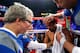 LAS VEGAS, NV - DECEMBER 08: (L-R) Trainer Freddie Roach talks with Manny Pacquiao between rounds against Juan Manuel Marquez during their welterweight bout at the MGM Grand Garden Arena on December 8, 2012 in Las Vegas, Nevada. (Photo by Al Bello/Getty Images)