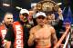 Dec 8, 2012; Las Vegas, NV, USA; Juan Manuel Marquez after knocking out Manny Pacquiao (not pictured) during their welterweight bout at the MGM Grand Arena. Juan Manuel Marquez won by knockout in the sixth round. Mandatory Credit: Joe Camporeale-USA TODAY Sports