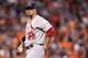 SAN FRANCISCO, CA - OCTOBER 22: Kyle Lohse #26 of the St. Louis Cardinals reacts in the third inning while taking on the San Francisco Giants in Game Seven of the National League Championship Series at AT&T Park on October 22, 2012 in San Francisco, California. (Photo by Christian Petersen/Getty Images)