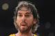 LOS ANGELES, CA - NOVEMBER 27: Pau Gasol #16 of the Los Angeles Lakers reacts to a call by the officials during a 79-77 loss to the Indiana Pacers at Staples Center on November 27, 2012 in Los Angeles, California. NOTE TO USER: User expressly acknowledges and agrees that, by downloading and or using this photograph, User is consenting to the terms and conditions of the Getty Images License Agreement. (Photo by Harry How/Getty Images)