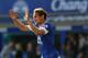 LIVERPOOL, ENGLAND - SEPTEMBER 29: Nikica Jelavic of Everton celebrates after scoring his second goal during the Barclays Premier League match between Everton and Southampton at Goodison Park on September 29, 2012 in Liverpool, England. (Photo by Alex Livesey/Getty Images)