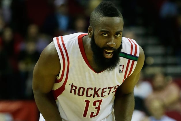 Harden Sits out Practice with Sprained Ankle