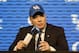 Dec 2, 2012; Lexington , KY, USA; Kentucky Wildcats head coach Mark Stoops spoke to reporters during a press conference at the Nutter Field House. Mandatory Credit: Mark Zerof-USA TODAY Sports