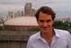 Roger Federer in front of the Sao Paolo tennis Arena (as published on his Facebook page)