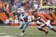 CINCINNATI, OH - DECEMBER 09: DeMarco Murray #29 of the Dallas Cowboys rushes for a first down on the game-winning drive in the fourth quarter against the Cincinnati Bengals during the game at Paul Brown Stadium on December 9, 2012 in Cincinnati, Ohio. Dallas won 20-19. (Photo by Joe Robbins/Getty Images)