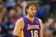 DALLAS, TX - NOVEMBER 24: Pau Gasol #16 of the Los Angeles Lakers at American Airlines Center on November 24, 2012 in Dallas, Texas. NOTE TO USER: User expressly acknowledges and agrees that, by downloading and or using this photograph, User is consenting to the terms and conditions of the Getty Images License Agreement. (Photo by Ronald Martinez/Getty Images)