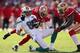 SAN FRANCISCO, CA - DECEMBER 09: Brian Hartline #82 of the Miami Dolphins is tackled by Carlos Rogers #22 of the San Francisco 49ers at Candlestick Park on December 9, 2012 in San Francisco, California. (Photo by Ezra Shaw/Getty Images)